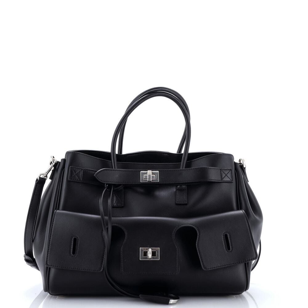 Balenciaga Small Bel Air Carry All Bag Leather